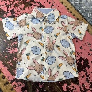 Baby Boy EASTER Sunday Dress Shirt Sz 12 Mo - NEW